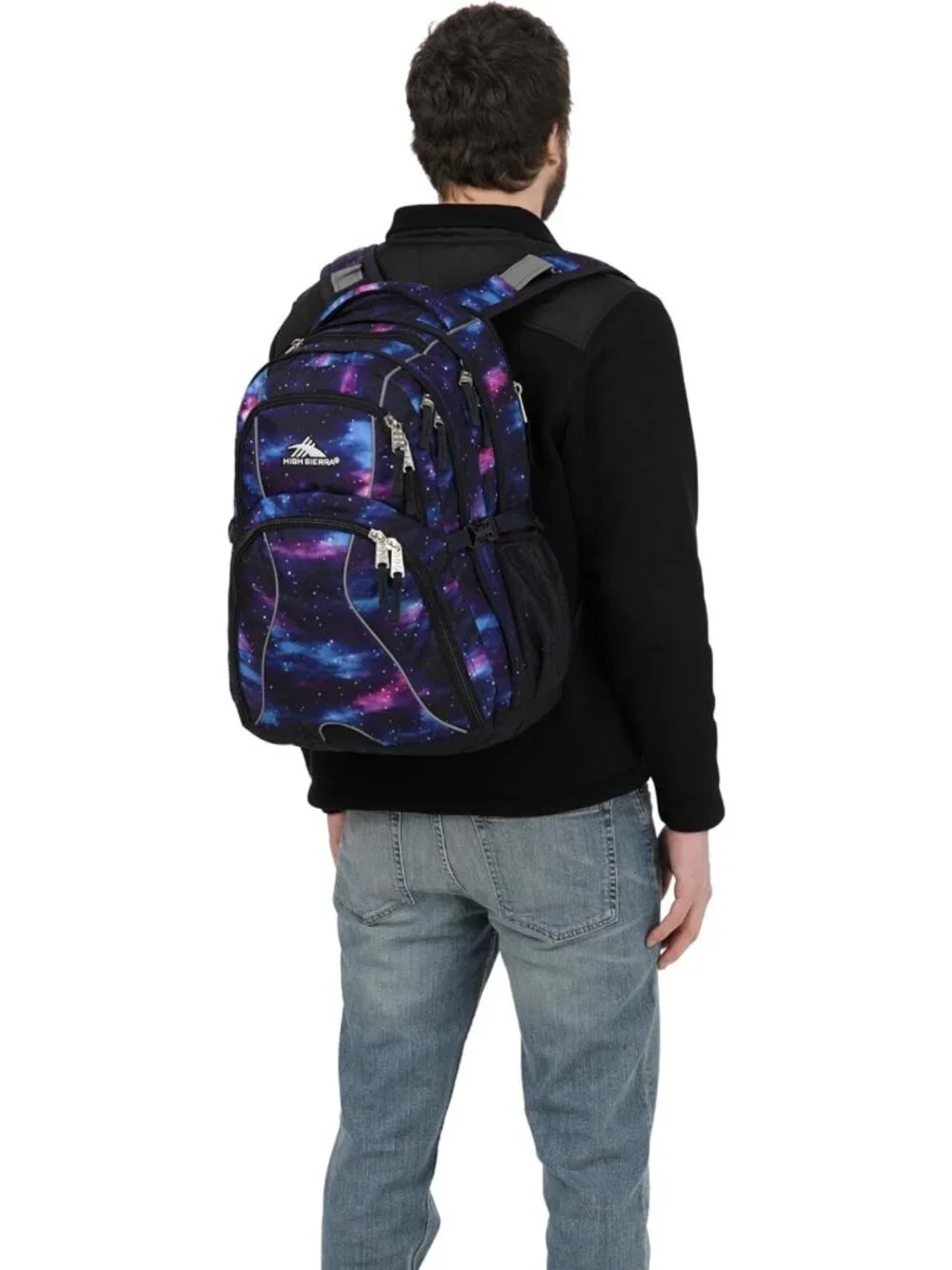 Versatile Laptop Backpack for Travel, School & Work - Stylish Cosmos Blue Design